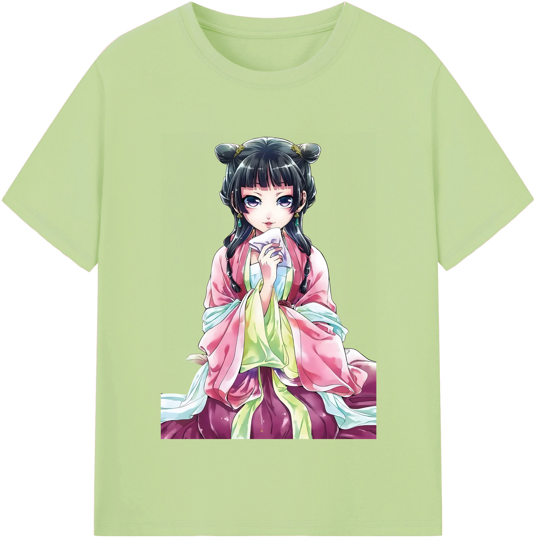 （画像用） 薬屋のひとりごと The Apothecary Diaries 綿100％半袖Tシャツ（フロントプリント）